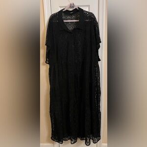 Torrid Black Lace Maxi Dress